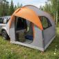 Preview: ARDEBO.de - Autozelt Grau und Orange 3-Personen Polyester und Stahl