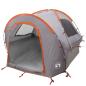 Preview: Autozelt 200 x 170 x 170 cm Grau und Orange Polyester und Stahl