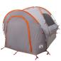 Preview: Autozelt 200 x 170 x 170 cm Grau und Orange Polyester und Stahl