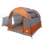 Preview: Heckklappen-Zelt mit Regenfly, wasserabweisend Grau und Orange