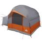 Preview: Heckklappen-Zelt mit Regenfly, wasserabweisend Grau und Orange