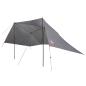 Preview: Autozelt 308 x 215 x 220 cm Grau und Orange Polyester und Stahl
