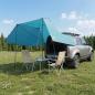 Preview: ARDEBO.de - Autozelt Blau 350 x 250 cm Polyester und Stahl