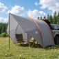 Preview: ARDEBO.de - Heck-Awnings wasserfest Grau und Orange 405 x 280 x 220 cm