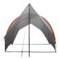 Preview: Heck-Awnings wasserfest Grau und Orange 405 x 280 x 220 cm