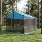 Preview: ARDEBO.de - Camping-Tarp mit Netzwänden Blau 340 x 260 x 220 cm