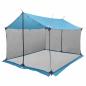 Preview: Camping-Tarp mit Netzwänden Blau 340 x 260 x 220 cm