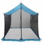 Preview: Camping-Tarp mit Netzwänden Blau 270 x 210 x 210 cm