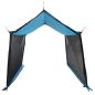 Preview: Camping-Tarp mit Netzwänden Blau 270 x 210 x 210 cm