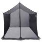 Preview: Camping-Tarp mit Netzwänden Grau und Orange 270 x 210 x 210 cm