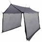 Preview: Camping-Tarp mit Netzwänden Grau und Orange 270 x 210 x 210 cm