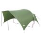 Preview: Camping Tarp Wasserfest Grün 550 x 400 x 230 cm