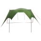 Preview: Camping Tarp Wasserfest Grün 550 x 400 x 230 cm