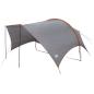 Preview: Camping Tarp Wasserfest Grau und Orange 550 x 400 x 230 cm