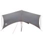 Preview: Camping Tarp Wasserfest Grau und Orange 550 x 400 x 230 cm