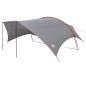 Preview: Camping Tarp Wasserfest Grau und Orange 695 x 580 x 200 cm