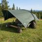 Preview: ARDEBO.de - Camping Tarp Wasserfest Olivegrün 695 x 580 x 200 cm