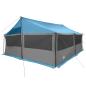 Preview: Familienzelt Blau 600 x 400 x 268 cm Polyester und Stahl