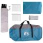 Preview: Familienzelt Blau 600 x 400 x 268 cm Polyester und Stahl