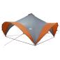 Preview: Party-Zelt Grau und Orange 500 x 500 x 352 cm