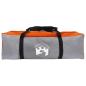 Preview: Party-Zelt Grau und Orange 500 x 500 x 352 cm