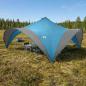 Preview: ARDEBO.de - Party-Zelt Blau 600 x 600 x 400 cm Polyester und Stahl