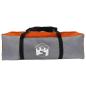 Preview: Party-Zelt mit Dach Grau und Orange 600 x 600 x 400 cm
