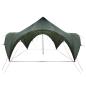 Preview: Party-Zelt 400 x 400 x 320 cm Armeegrün Polyester und Stahl
