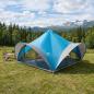Preview: ARDEBO.de - Tipi Zelt 18,0 Personen Blau Polyester und Stahl