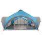 Preview: Tipi Zelt 18,0 Personen Blau Polyester und Stahl