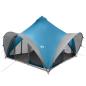 Preview: Tipi Zelt 6,0 Personen Blau Polyester und Stahl