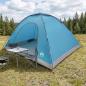 Preview: ARDEBO.de - Campingzelt 6 Personen Blau 185T Polyester mit PU-Beschichtung
