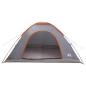 Preview: Campingzelt 6 Personen Grau und Orange