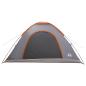 Preview: Campingzelt 6 Personen Grau und Orange