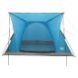 Preview: Campingzelt 4 Personen Blau Polyester und Stahl