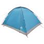 Preview: Campingzelt 6 Personen Blau Polyester und Stahl
