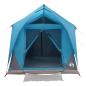 Preview: Tunnelzelt 8 Personen Blau Polyester und Stahl