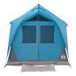 Preview: Tunnelzelt 8 Personen Blau Polyester und Stahl