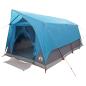 Preview: Tunnelzelt 6 Personen Blau Polyester und Stahl