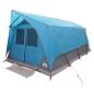 Preview: Tunnelzelt 6 Personen Blau Polyester und Stahl