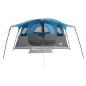 Preview: Tunnelzelt 6 Personen Blau Polyester und Stahl