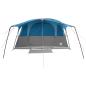 Preview: Tunnelzelt 6 Personen Blau Polyester und Stahl