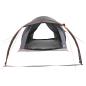 Preview: Tunnelzelt 370 x 275 x 210 cm Grau und Orange