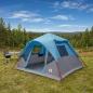 Preview: ARDEBO.de - Sofort Zelt Blau 305 x 275 x 190 cm Polyester und Stahl