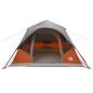 Preview: Sofort Zelt Grau und Orange 305 x 275 x 190 cm