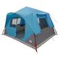 Preview: Sofort Zelt 8 Personen Blau Polyester und Stahl