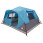 Preview: Sofort Zelt 10 Personen Blau Polyester und Stahl