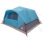 Preview: Sofort Zelt 10 Personen Blau Polyester und Stahl