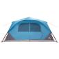 Preview: Sofort Zelt 10 Personen Blau Polyester und Stahl