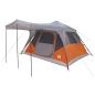 Preview: Familienzelt Grau und Orange 6-Personen Polyester und Stahl